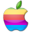Apple Multicolore Icon 64x64 png